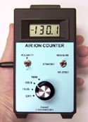 Digital readout Air Ion Counter